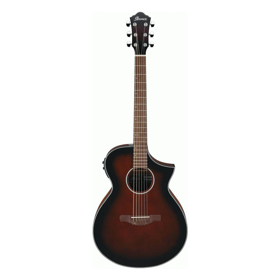 Ibanez AEWC11 Acoustic Guitar in Dark Violin Sunburst - Image 5
