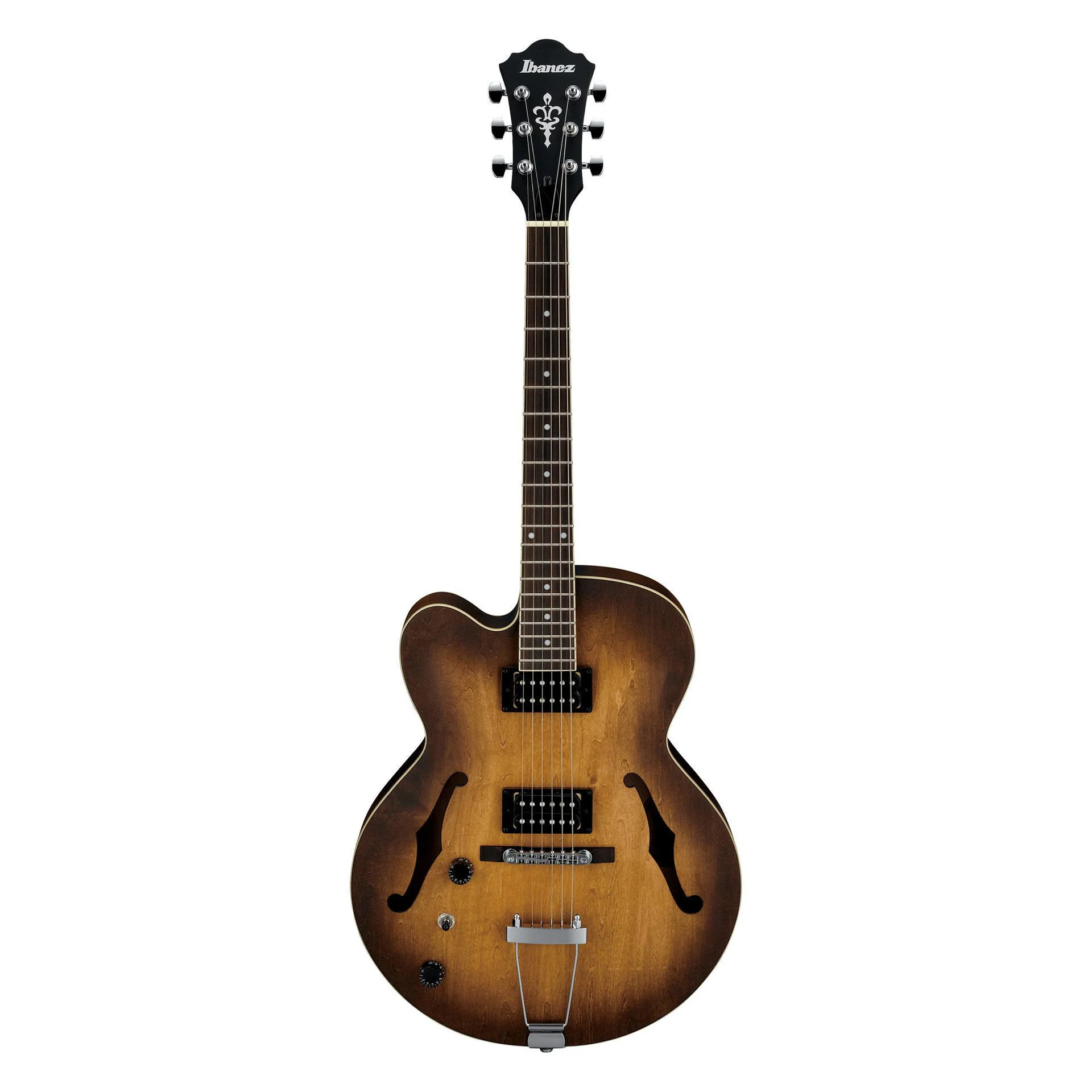 Ibanez AF55L Artcore Left-Handed  Hollow Body Electric Guitar in Tobacco Flat - Image 5