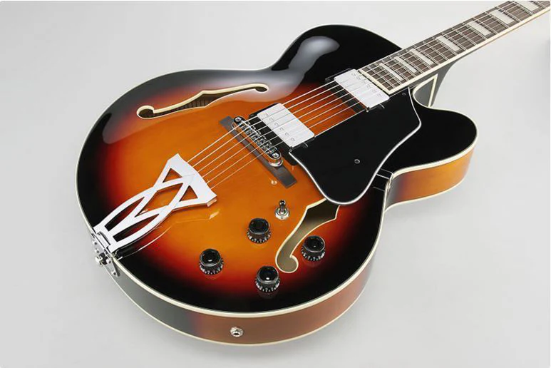 Ibanez AF75 Artcore Hollow Body Electric Guitar - Brown Sunburst - Image 4