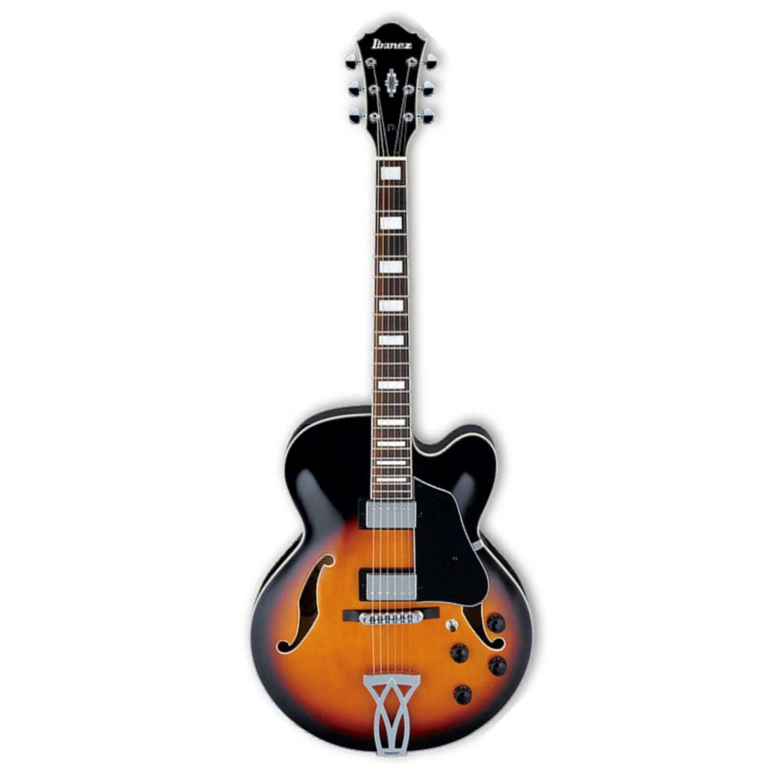 Ibanez AF75 Artcore Hollow Body Electric Guitar - Brown Sunburst - Image 5