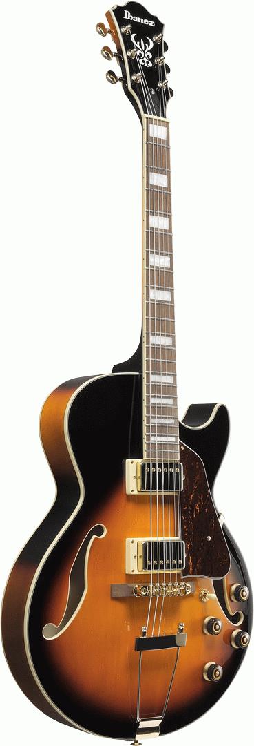 Ibanez AG75G BS Hollow Body Electric Guitar - Brown Sunburst - Image 10