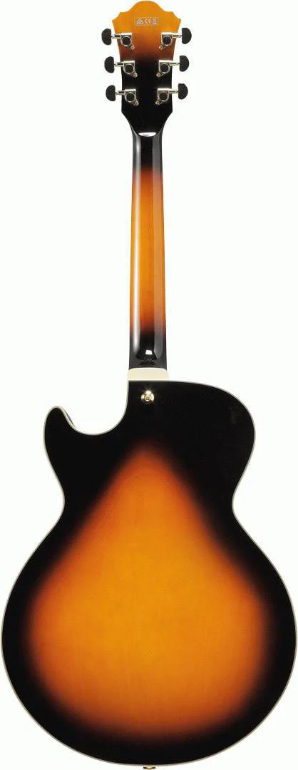 Ibanez AG75G BS Hollow Body Electric Guitar - Brown Sunburst - Image 2
