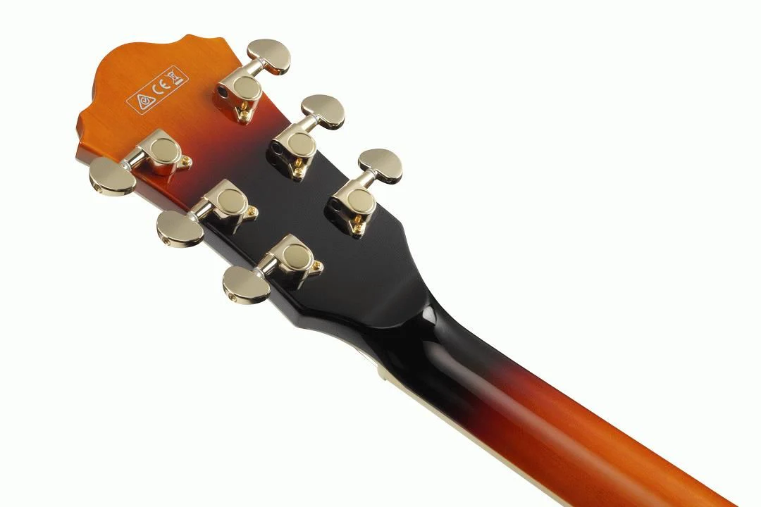 Ibanez AG75G BS Hollow Body Electric Guitar - Brown Sunburst - Image 6
