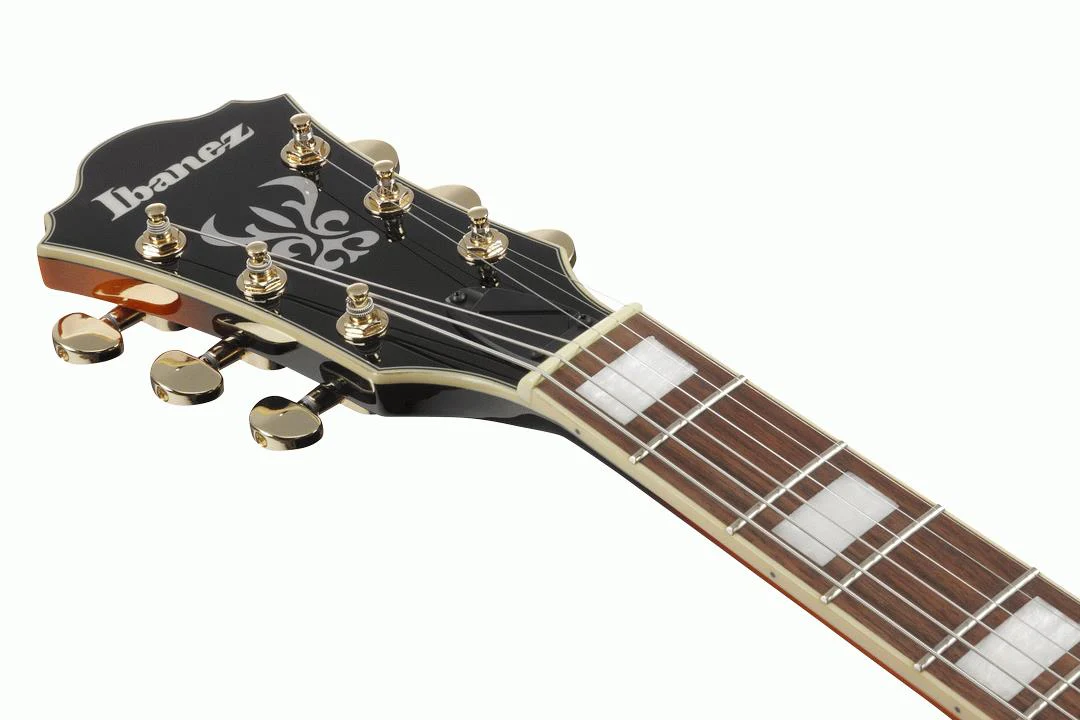 Ibanez AG75G BS Hollow Body Electric Guitar - Brown Sunburst - Image 8