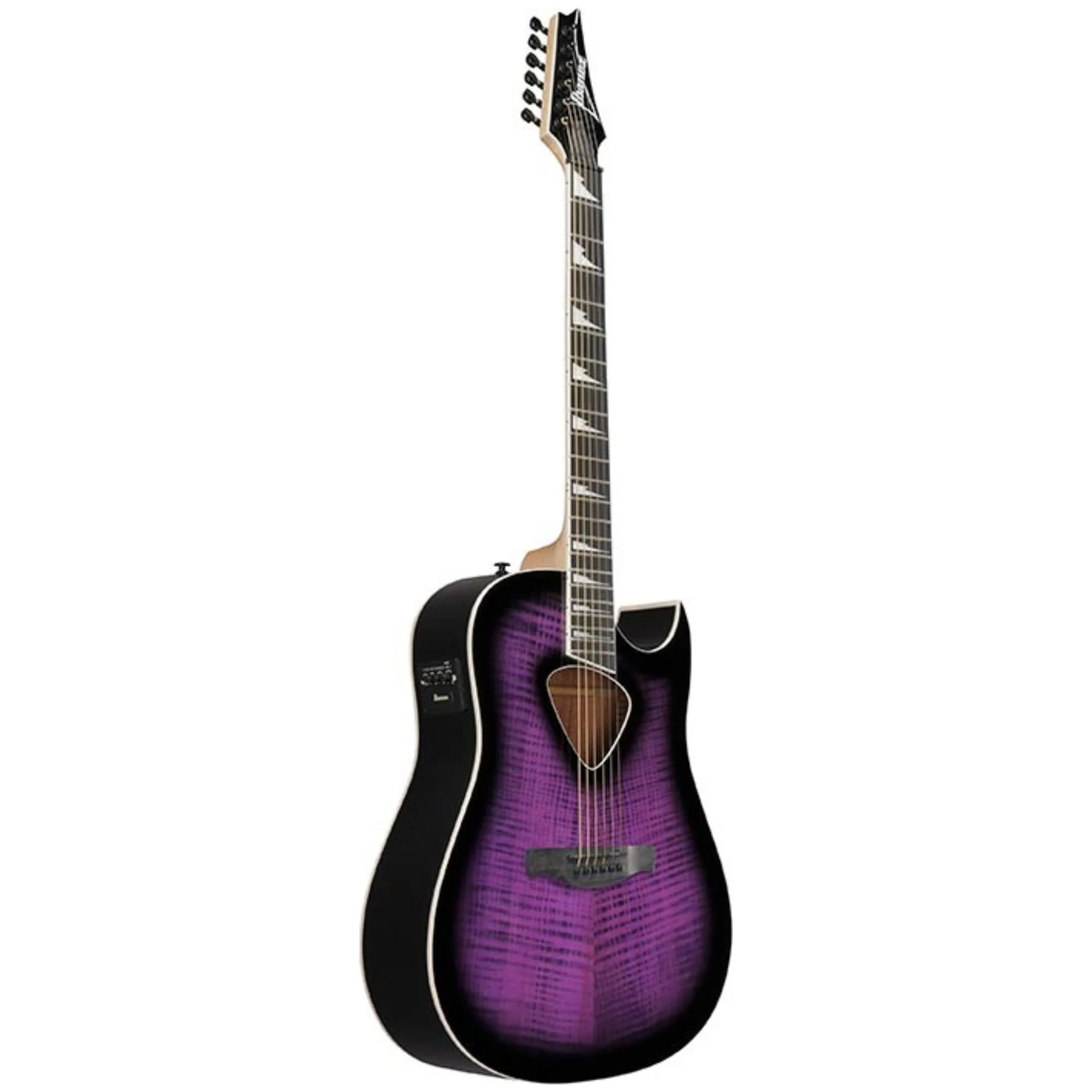 Ibanez ALT50FA Transparent Violet Sunburst High Gloss Acoustic Guitar - Image 2
