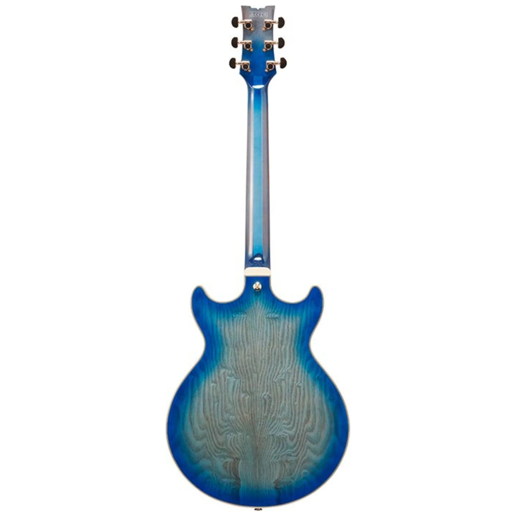 Ibanez AM93QA Jet Blue Burst Electric Guitar - Image 3