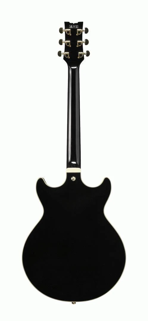Ibanez AMH90  Artcore Hollow Body Electric Guitar in Black - Image 2