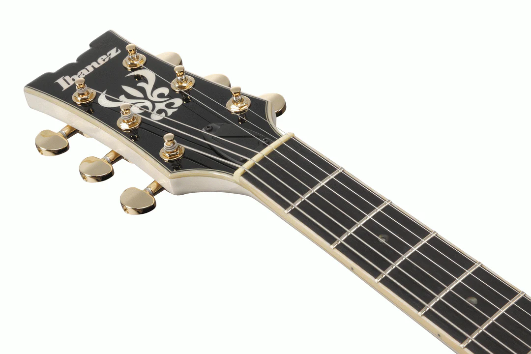 Ibanez AMH90 Artcore Hollow Body Electric Guitar in Ivory - Image 7