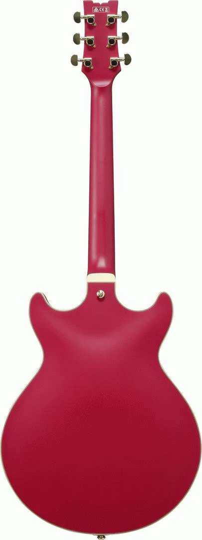 Ibanez Artcore Expressionist AMH90 Hollow Body Electric Guitar - Cherry Red Flat - Image 2