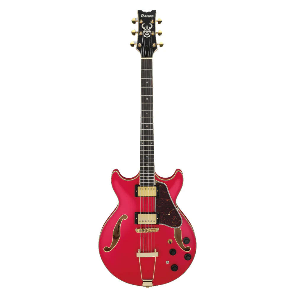 Ibanez Artcore Expressionist AMH90 Hollow Body Electric Guitar - Cherry Red Flat - Image 3