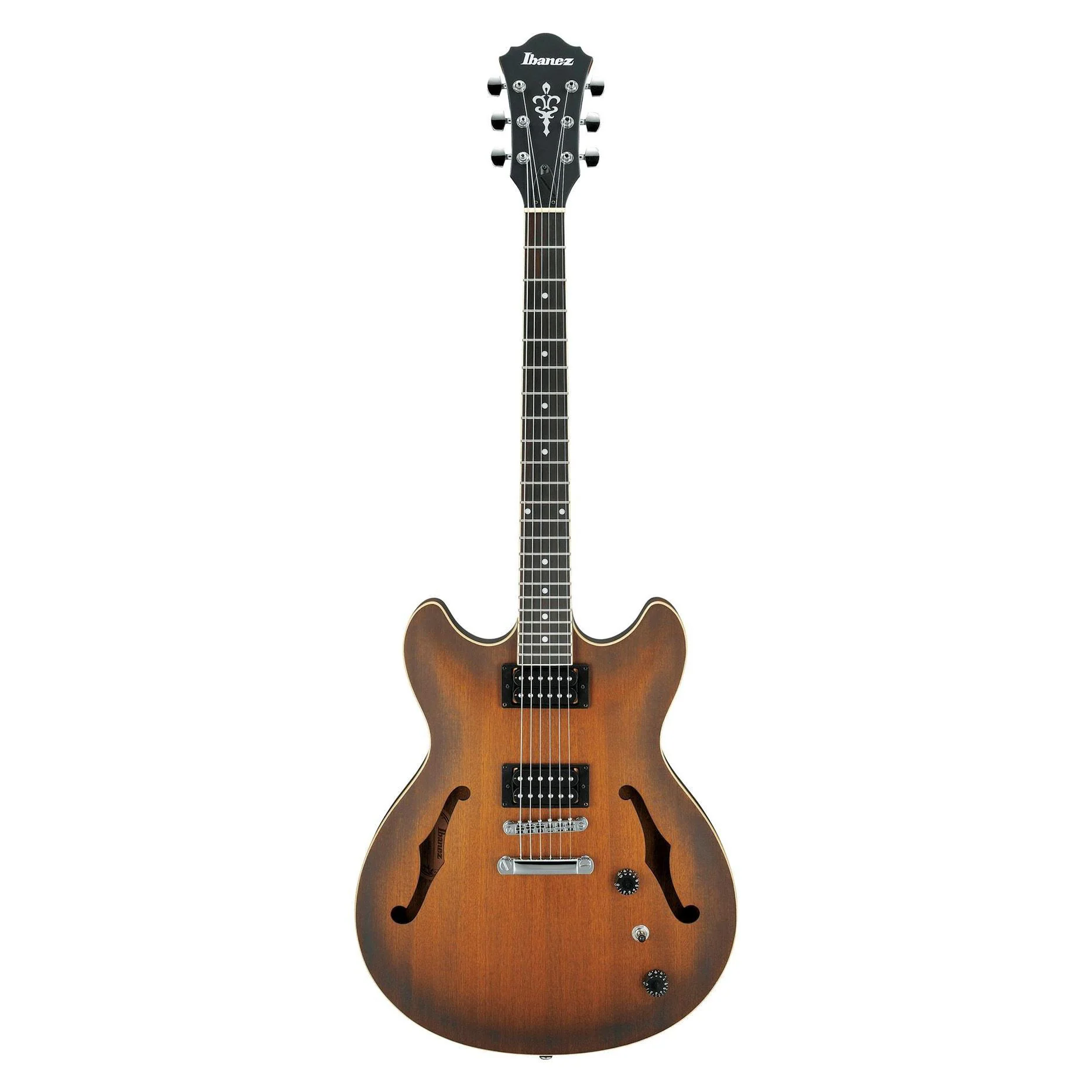 Ibanez AS53 Hollow Body Guitar - Antique Brown Sunburst Semi Gloss - Image 2
