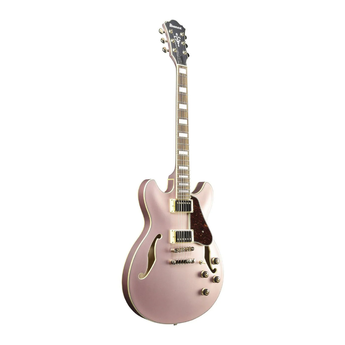 Ibanez AS73G Artcore Electric Guitar in Rose Gold Metallic Flat - Image 2