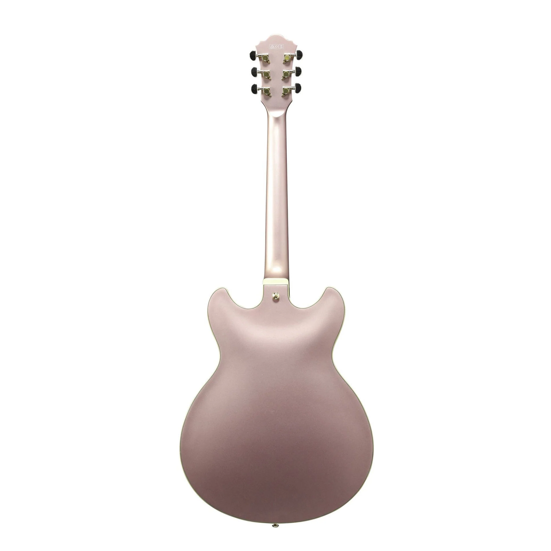 Ibanez AS73G Artcore Electric Guitar in Rose Gold Metallic Flat - Image 6