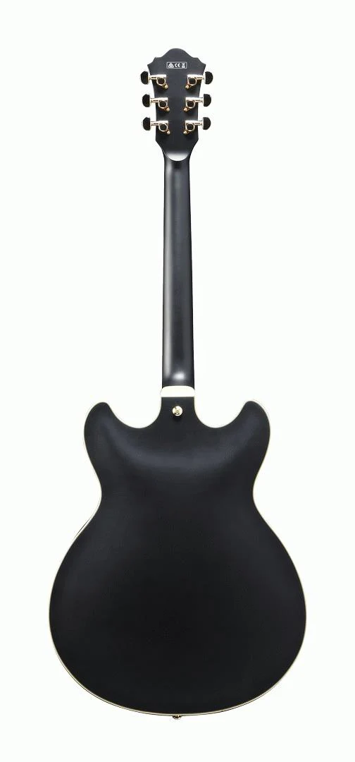 Ibanez AS73G Artcore Hollow Body Electric Guitar in Black Flat - Image 4