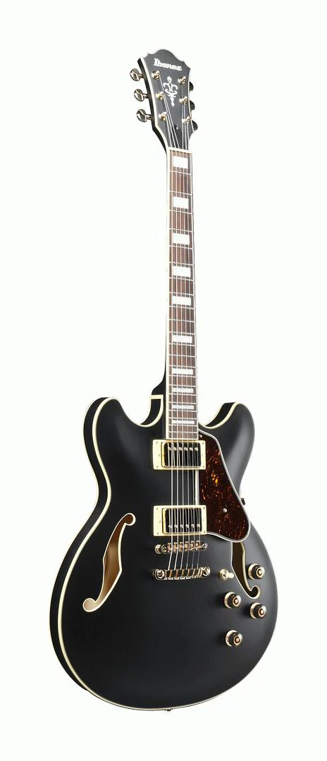 Ibanez AS73G Artcore Hollow Body Electric Guitar in Black Flat - Image 5