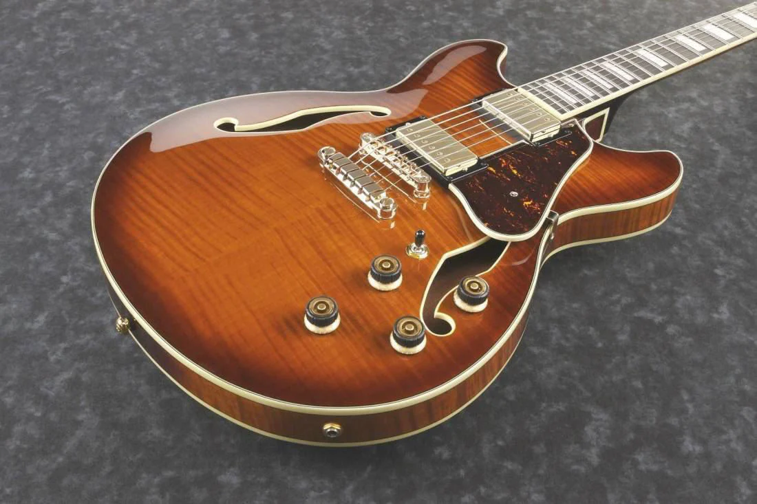 Ibanez AS93FM Artcore Hollow Body Guitar - Violin Sunburst - Image 6