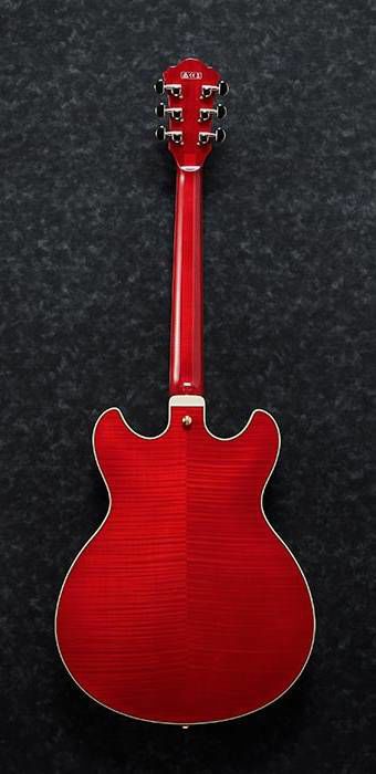 Ibanez AS93FM Artcore Semi-Hollow Electric Guitar in Transparent Cherry Red - Image 2