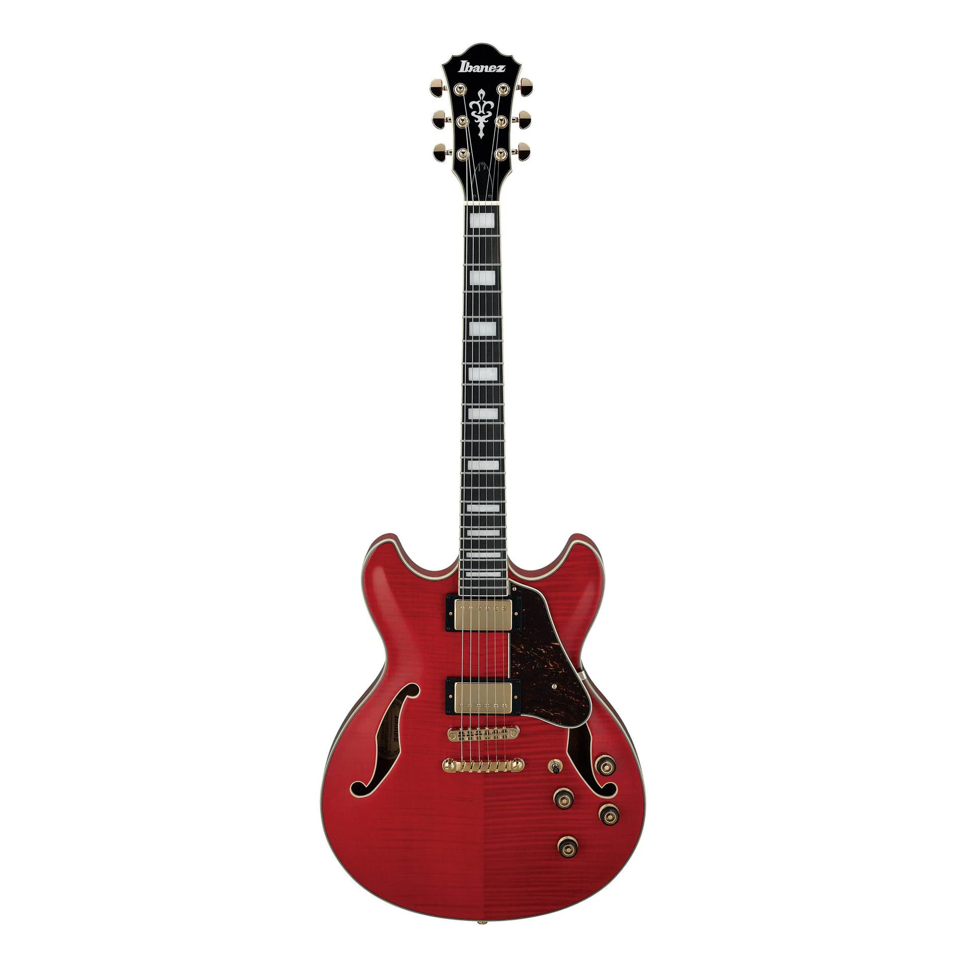 Ibanez AS93FM Artcore Semi-Hollow Electric Guitar in Transparent Cherry Red - Image 6