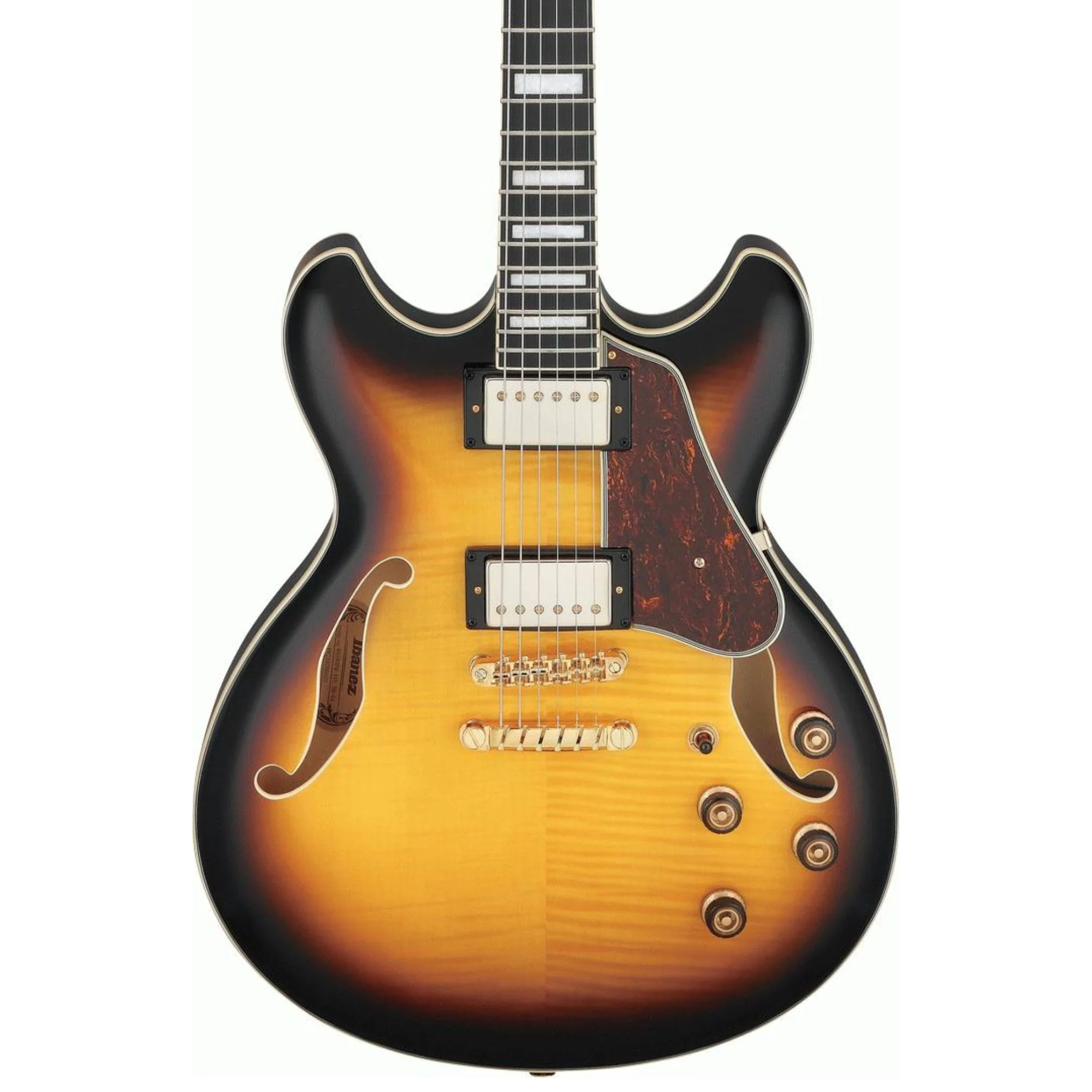 Ibanez AS93FM AYS Electric Guitar - Antique Yellow Sunburst - Image 3