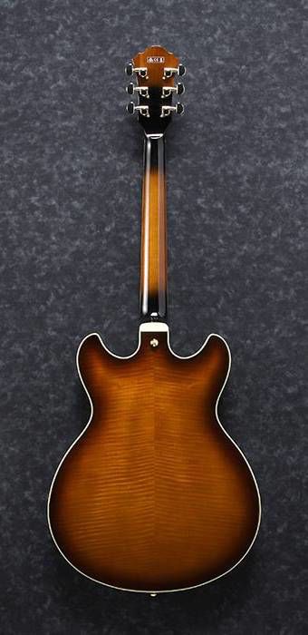 Ibanez AS93FML Artcore Left-Handed  Semi-Hollow Electric Guitar in Violin Sunburst - Image 2