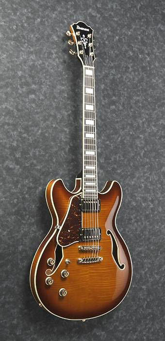 Ibanez AS93FML Artcore Left-Handed  Semi-Hollow Electric Guitar in Violin Sunburst - Image 4