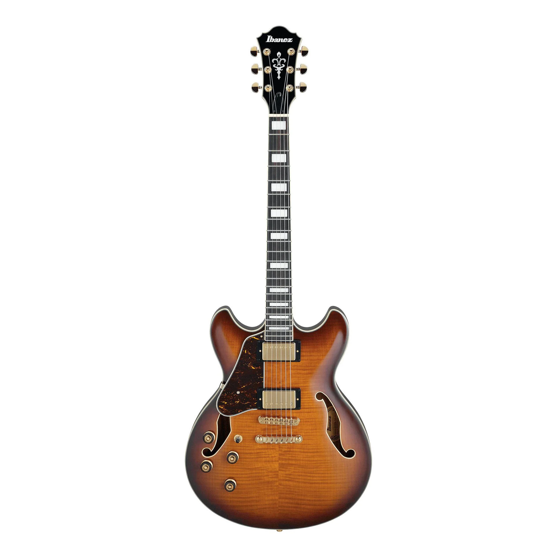 Ibanez AS93FML Artcore Left-Handed  Semi-Hollow Electric Guitar in Violin Sunburst - Image 5