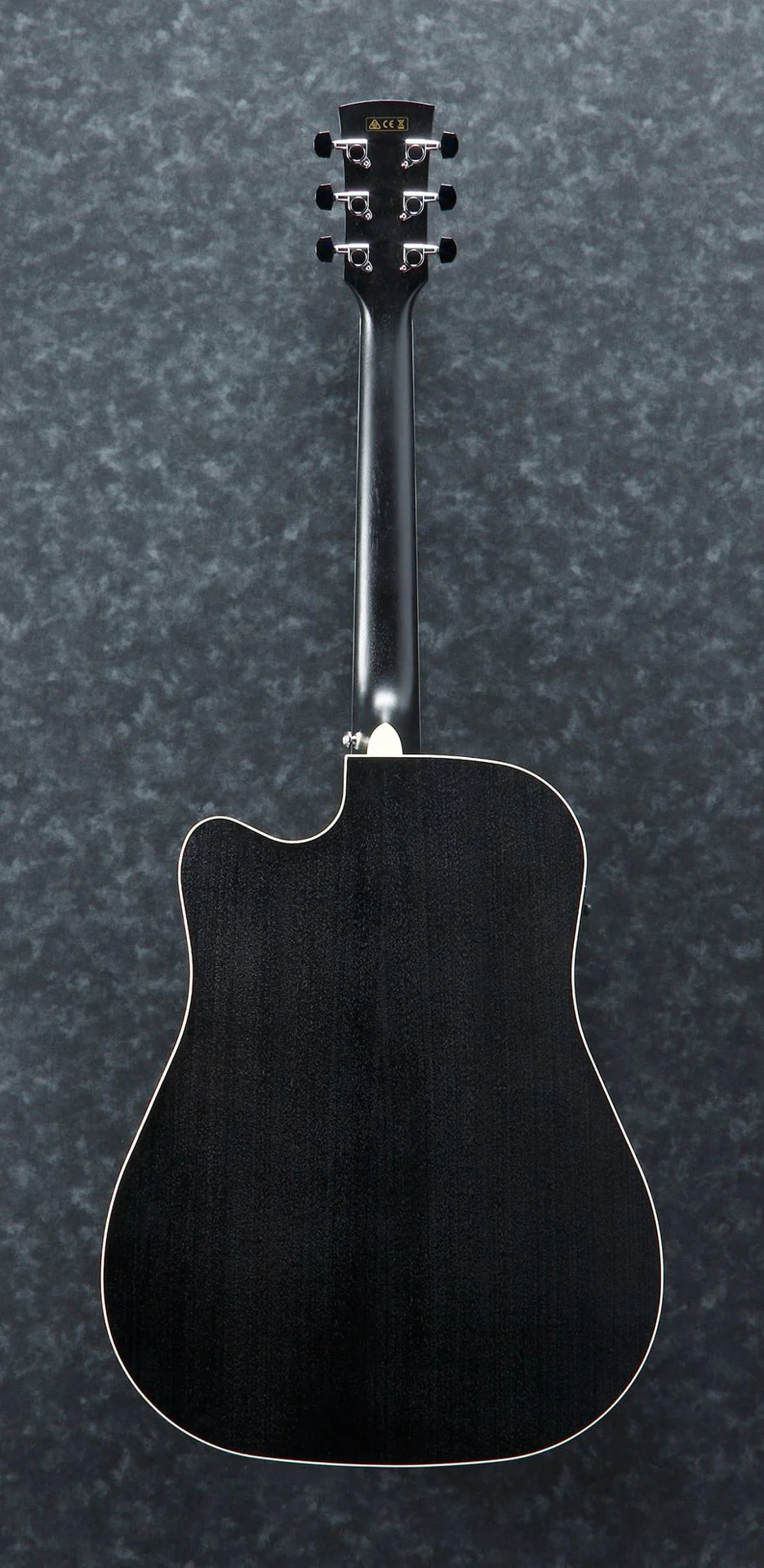 Ibanez AW84CE Acoustic Guitar - Weathered Black - Image 4