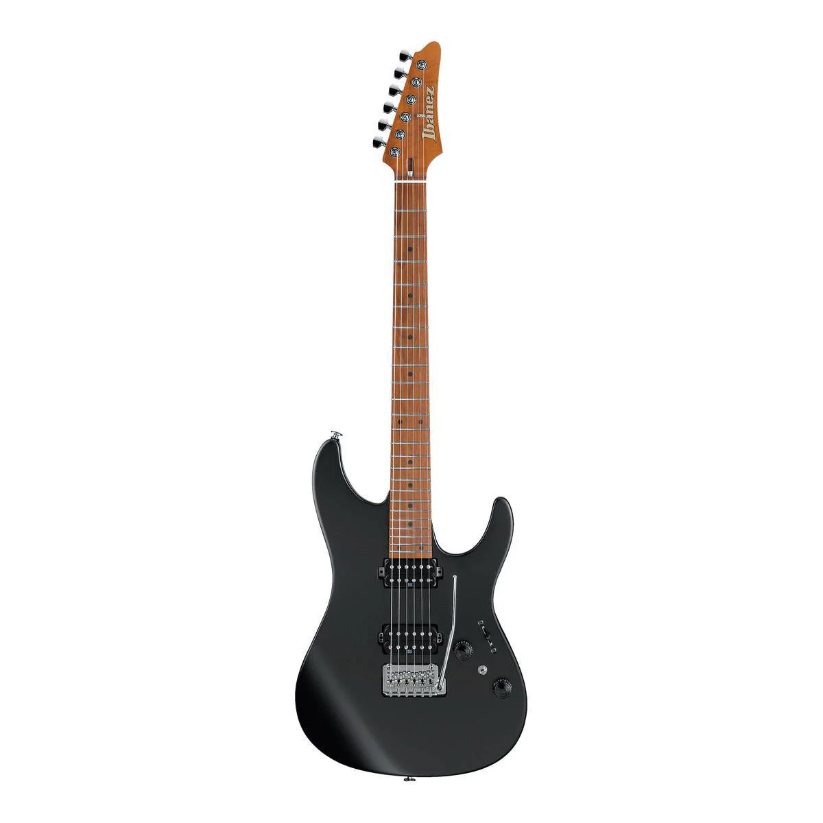 Ibanez AZ Prestige AZ2402 Electric Guitar - Black Flat with Hardcase - Image 4