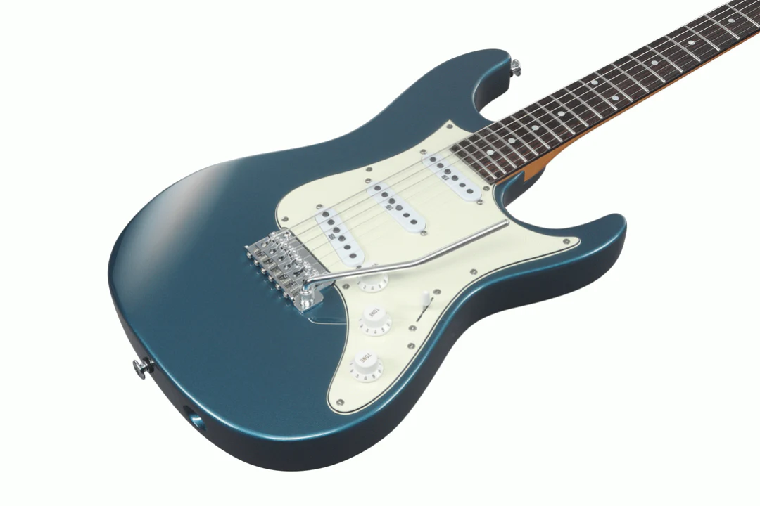 Ibanez AZ2203N Prestige Electric Guitar in Antique Turquoise with Case - Image 4