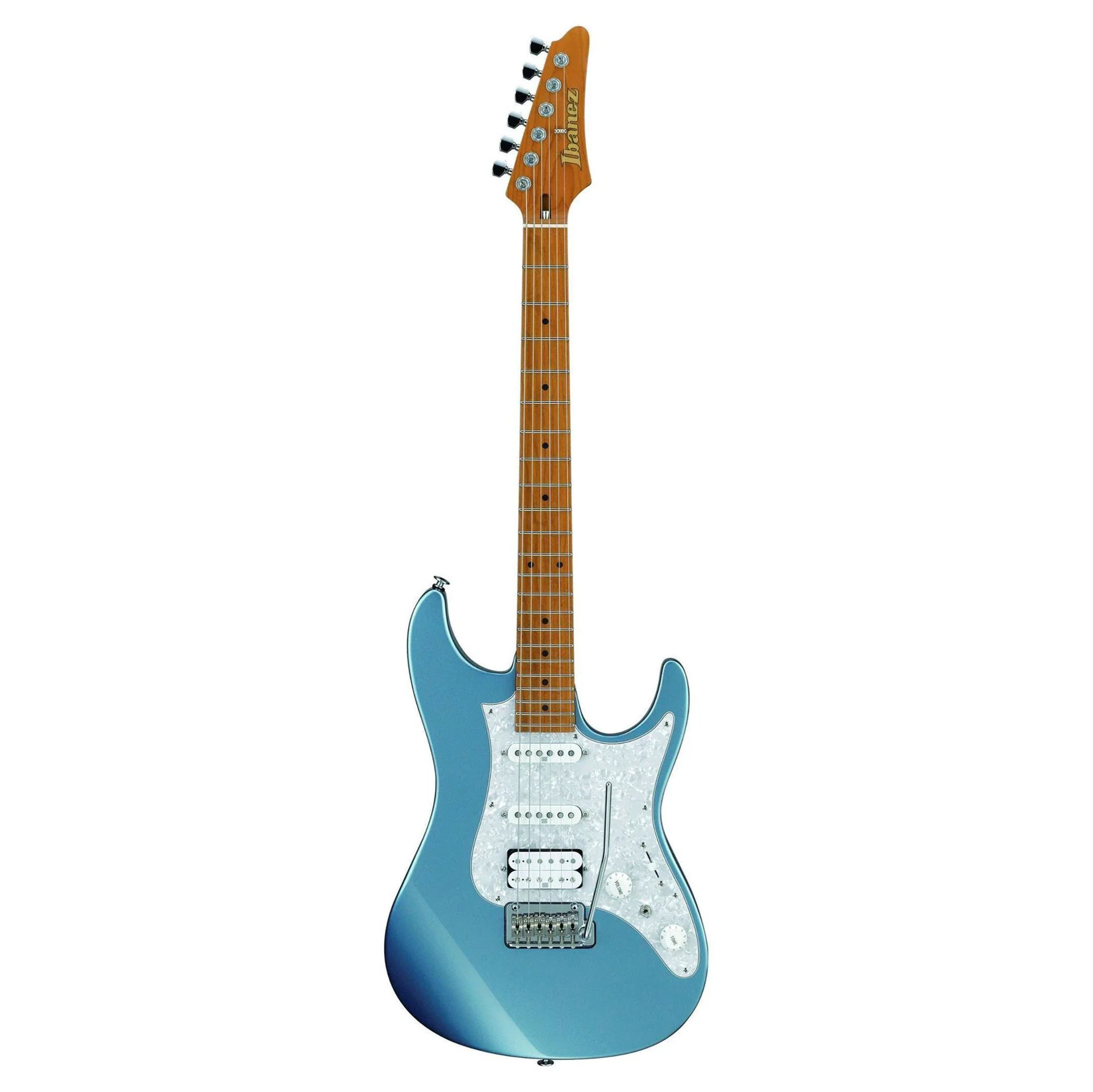 Ibanez AZ2204 Prestige Electric Guitar in Hard Case - Ice Blue Metallic - Image 6