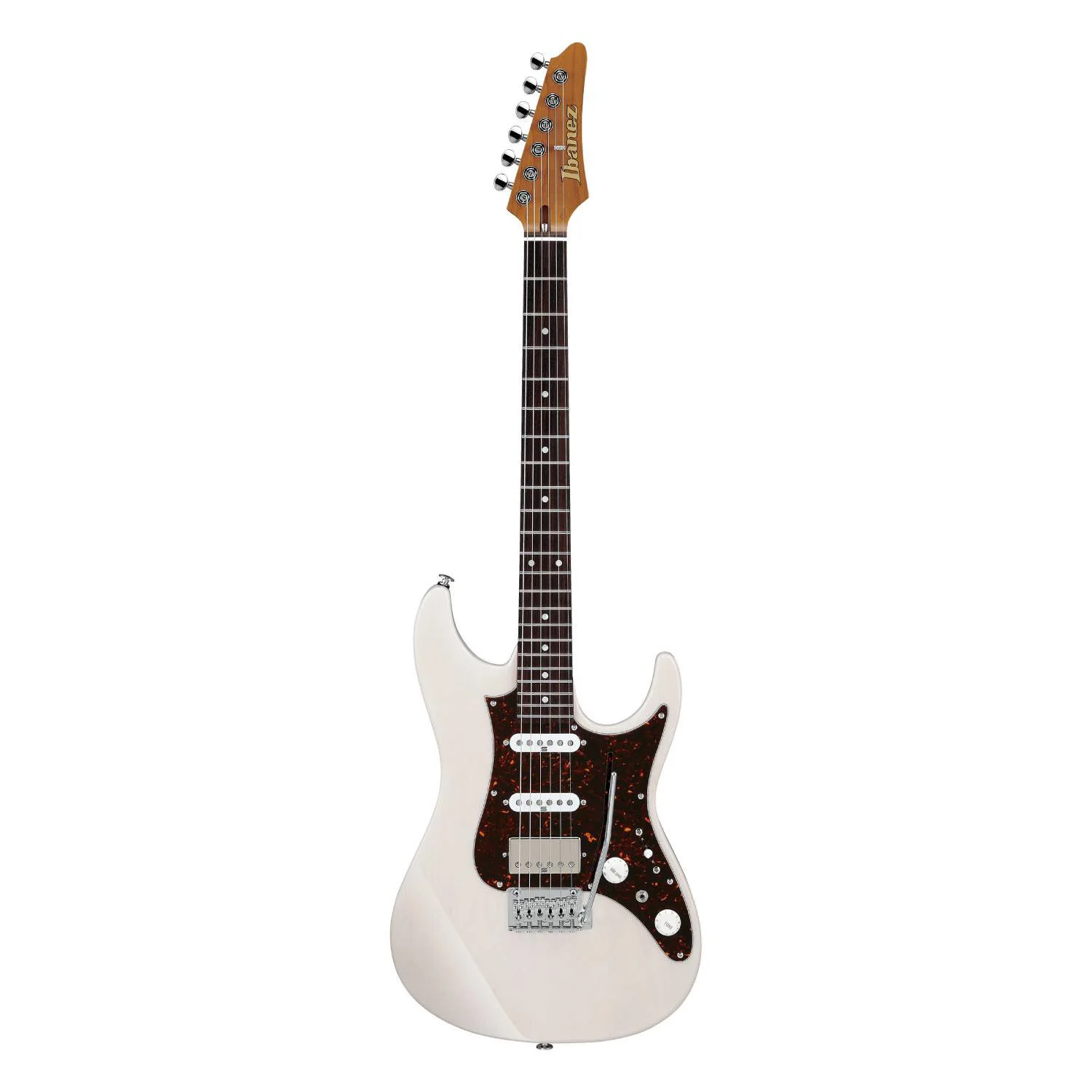 Ibanez AZ2204N AWD Prestige Electric Guitar with Case - Antique White Blonde - Image 8
