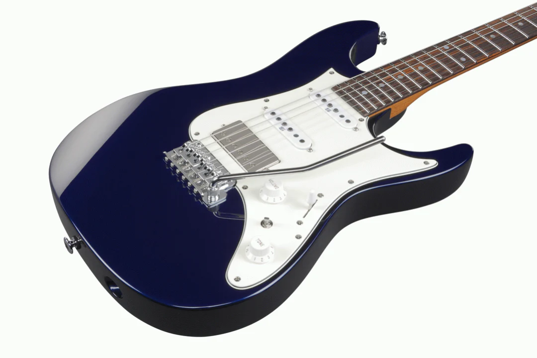 Ibanez AZ2204NW Prestige Electric Guitar in Dark Tide Blue with Case - Image 4