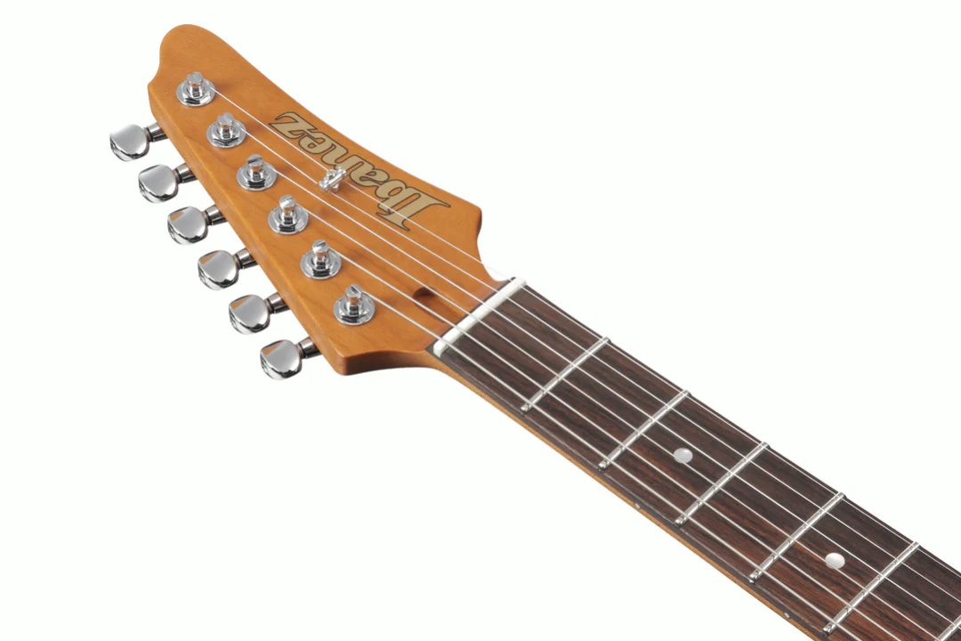 Ibanez AZ2204NW Prestige Electric Guitar in Dark Tide Blue with Case - Image 5