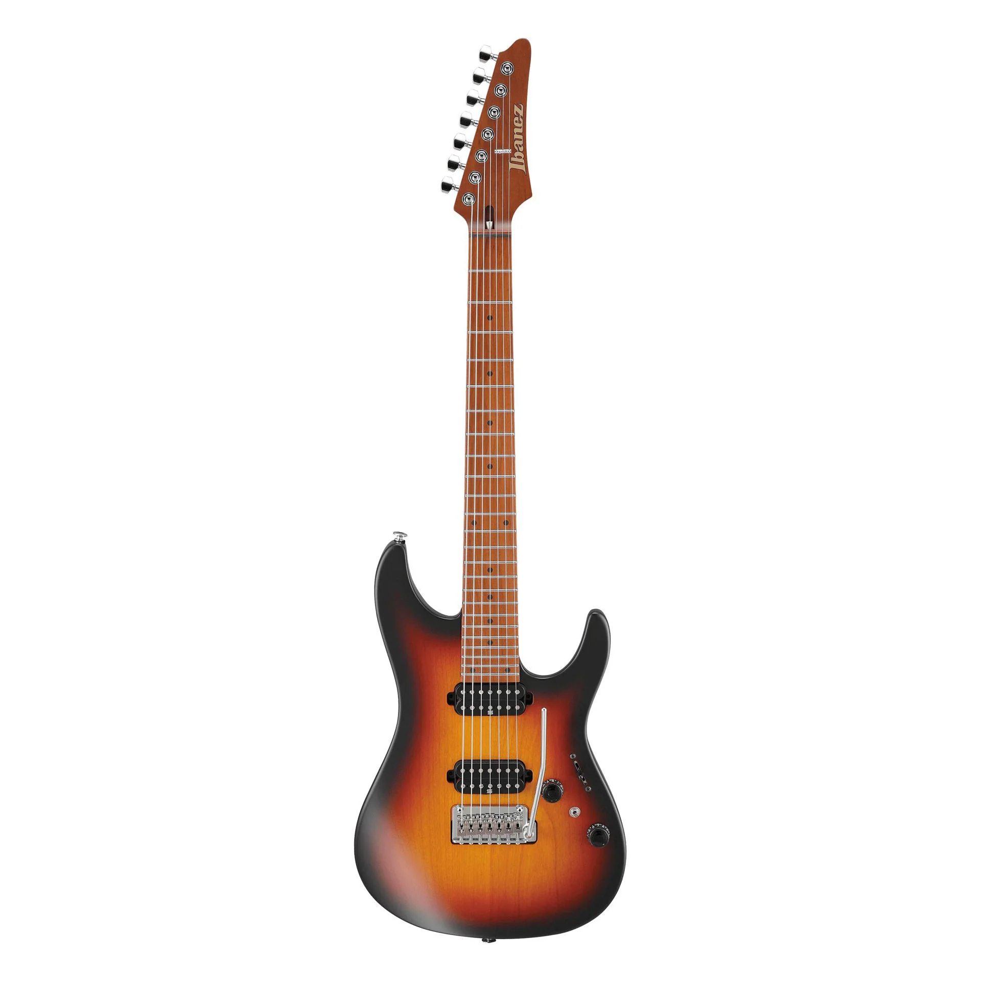 Ibanez AZ24027 Prestige 7-String Electric Guitar in Tri Fade Burst Flat with Hardcase - Image 5
