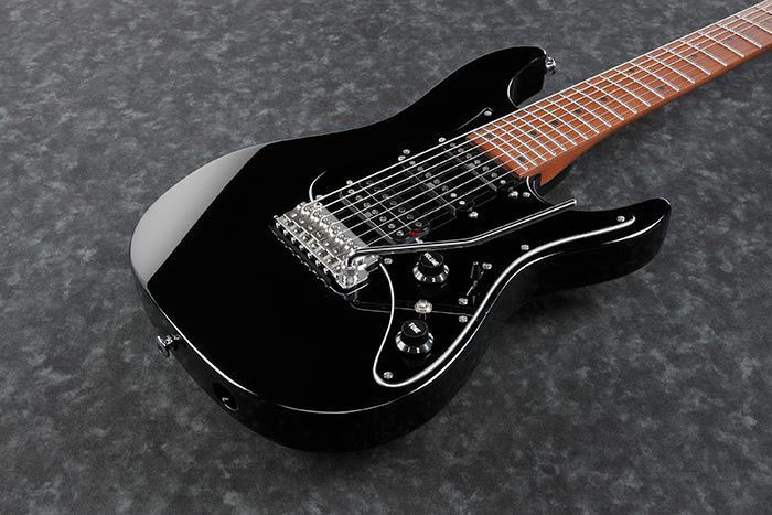 Ibanez AZ24047 Prestige 7-String Electric Guitar in Black with Hardcase - Image 3