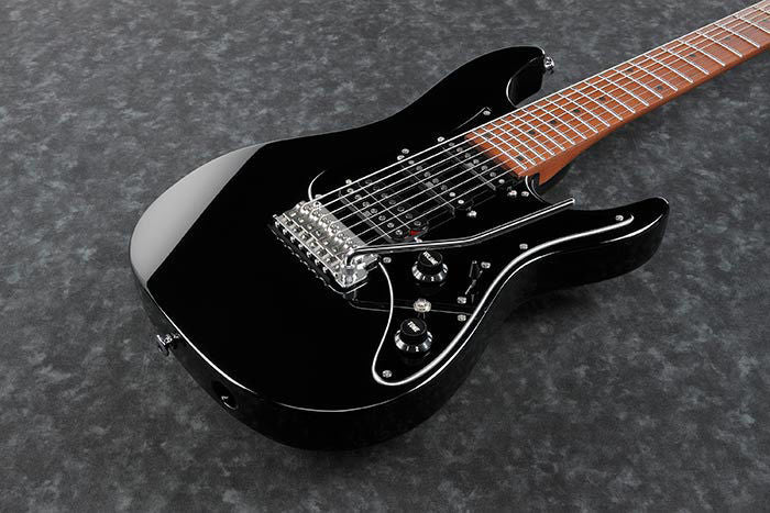Ibanez AZ24047 Prestige 7-String Electric Guitar in Black with Hardcase - Image 6
