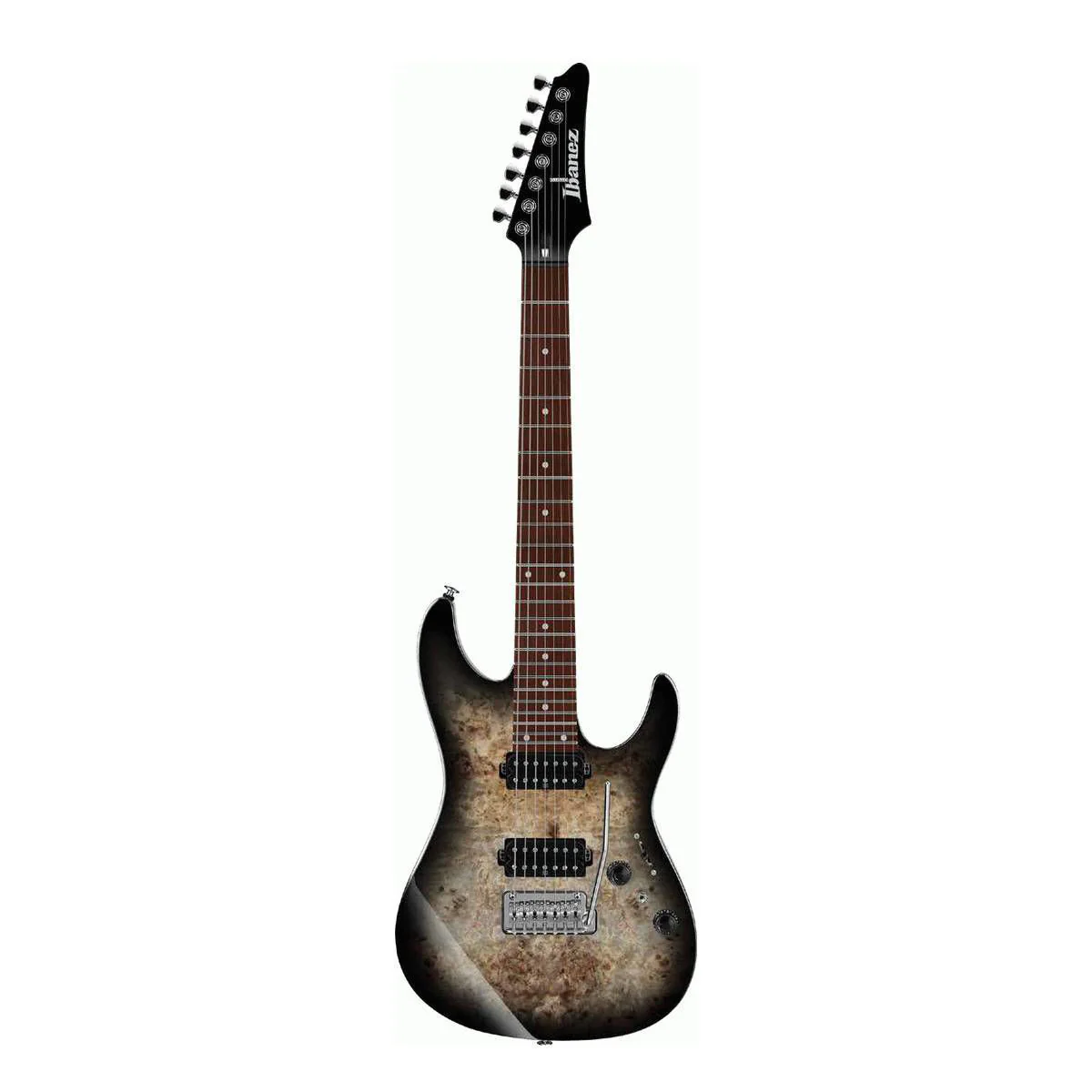 Ibanez AZ427P1PB CKB Premium Electric Guitar with Bag in Charcoal Black Burst - Image 5