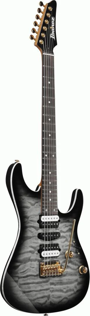 Ibanez AZ47P1QM BIB Premium Electric Guitar with Bag - Black Ice Burst - Image 3