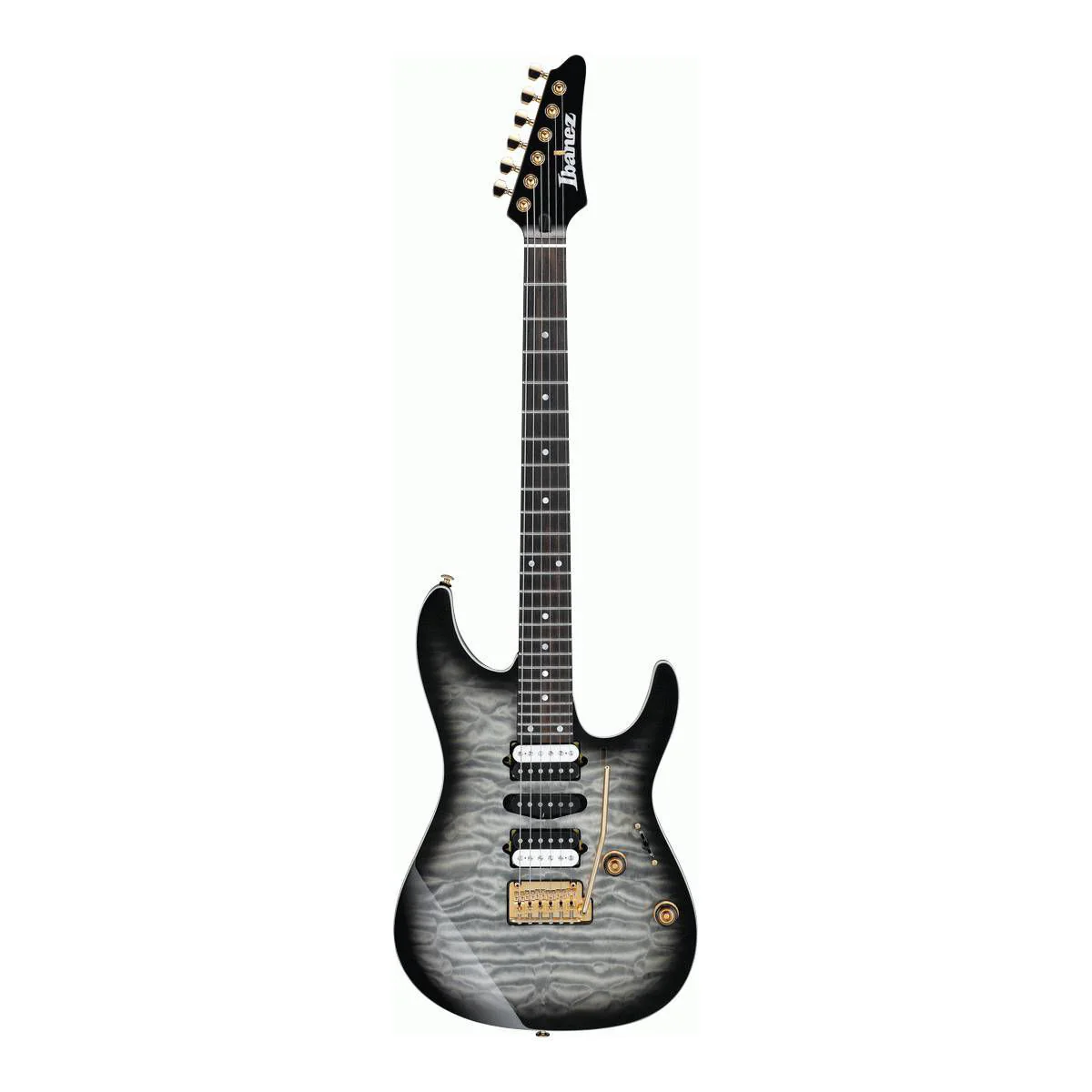 Ibanez AZ47P1QM BIB Premium Electric Guitar with Bag - Black Ice Burst - Image 9