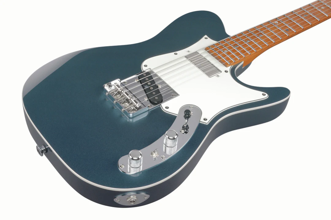 Ibanez AZS2209 Prestige Electric Guitar in Antique Turquoise with Case - Image 3