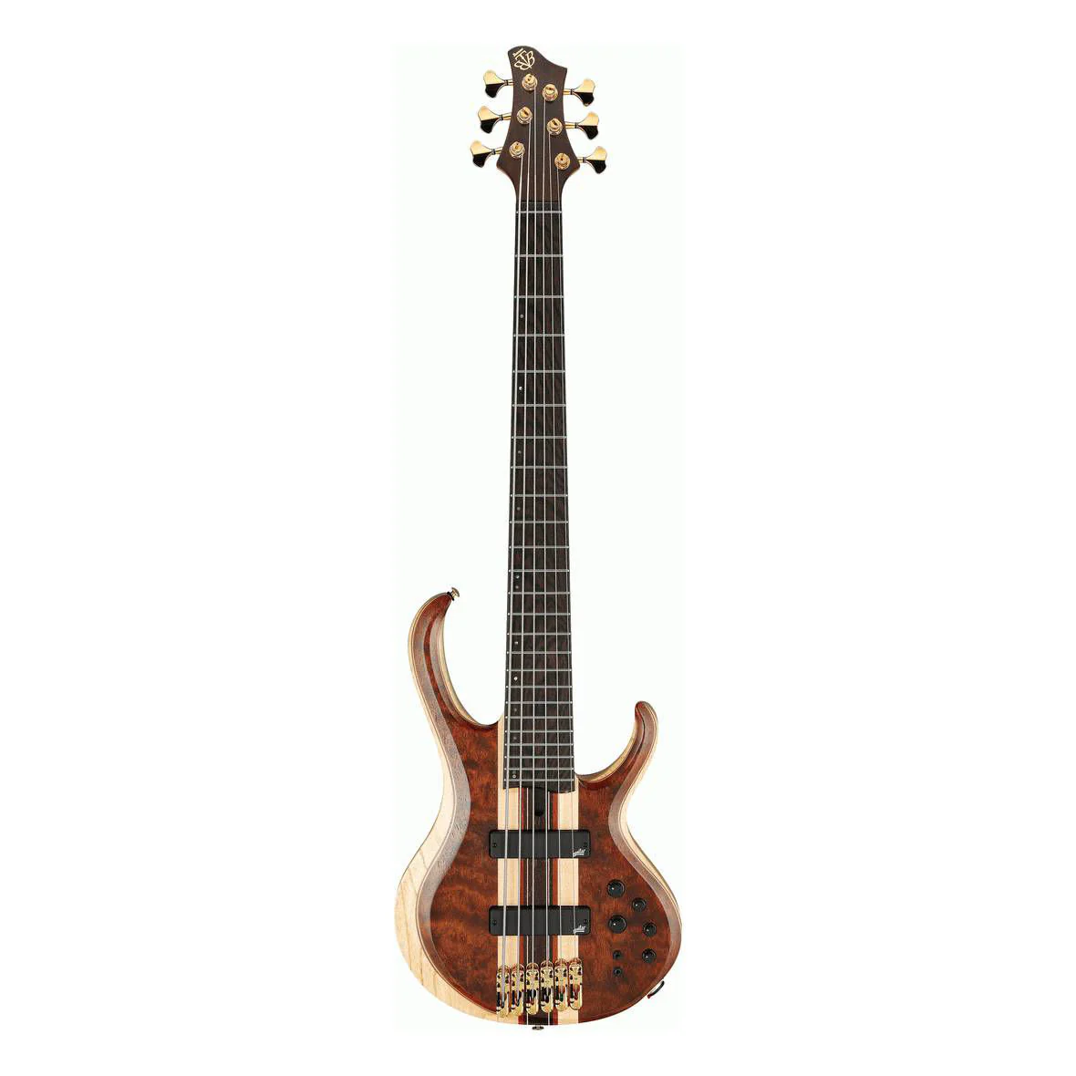 Ibanez BTB1836 Premium 6-String Electric Bass Guitar in Natural Shadow Low Gloss - Image 5
