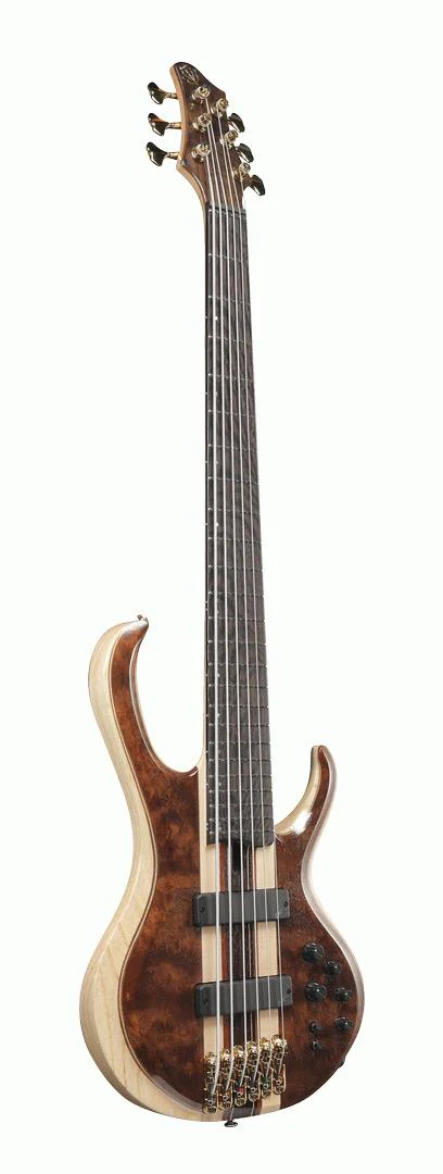 Ibanez BTB1836 Premium 6-String Electric Bass Guitar in Natural Shadow Low Gloss - Image 6