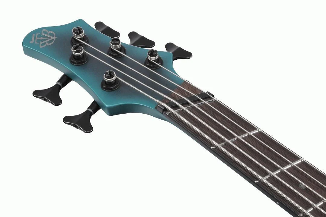 Ibanez BTB605MS CEM Electric Bass Guitar - Cerulean Aura Burst Matte - Image 5