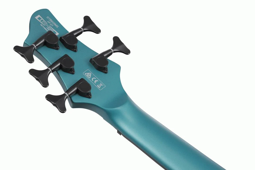 Ibanez BTB605MS CEM Electric Bass Guitar - Cerulean Aura Burst Matte - Image 7