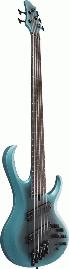 Ibanez BTB605MS CEM Electric Bass Guitar - Cerulean Aura Burst Matte - Image 9