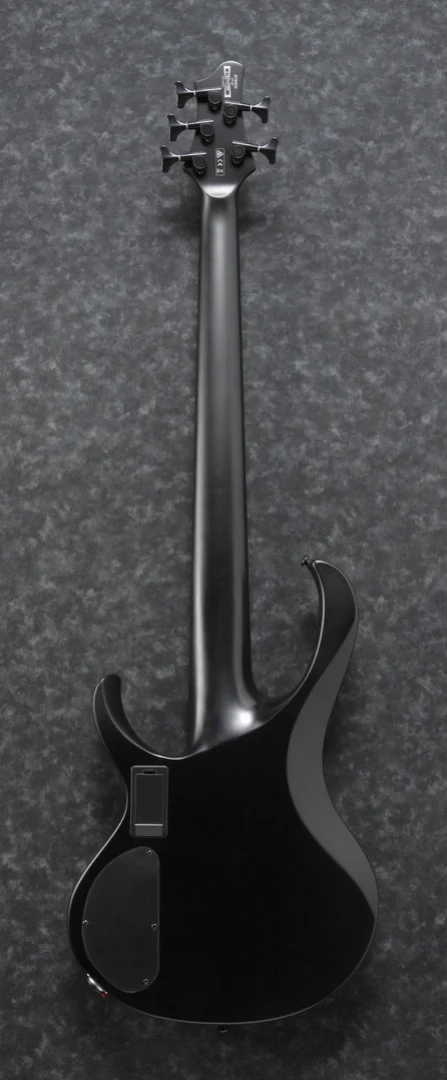 Ibanez BTB625EX Iron Label 5-String Electric Bass Guitar in Black Flat - Image 2