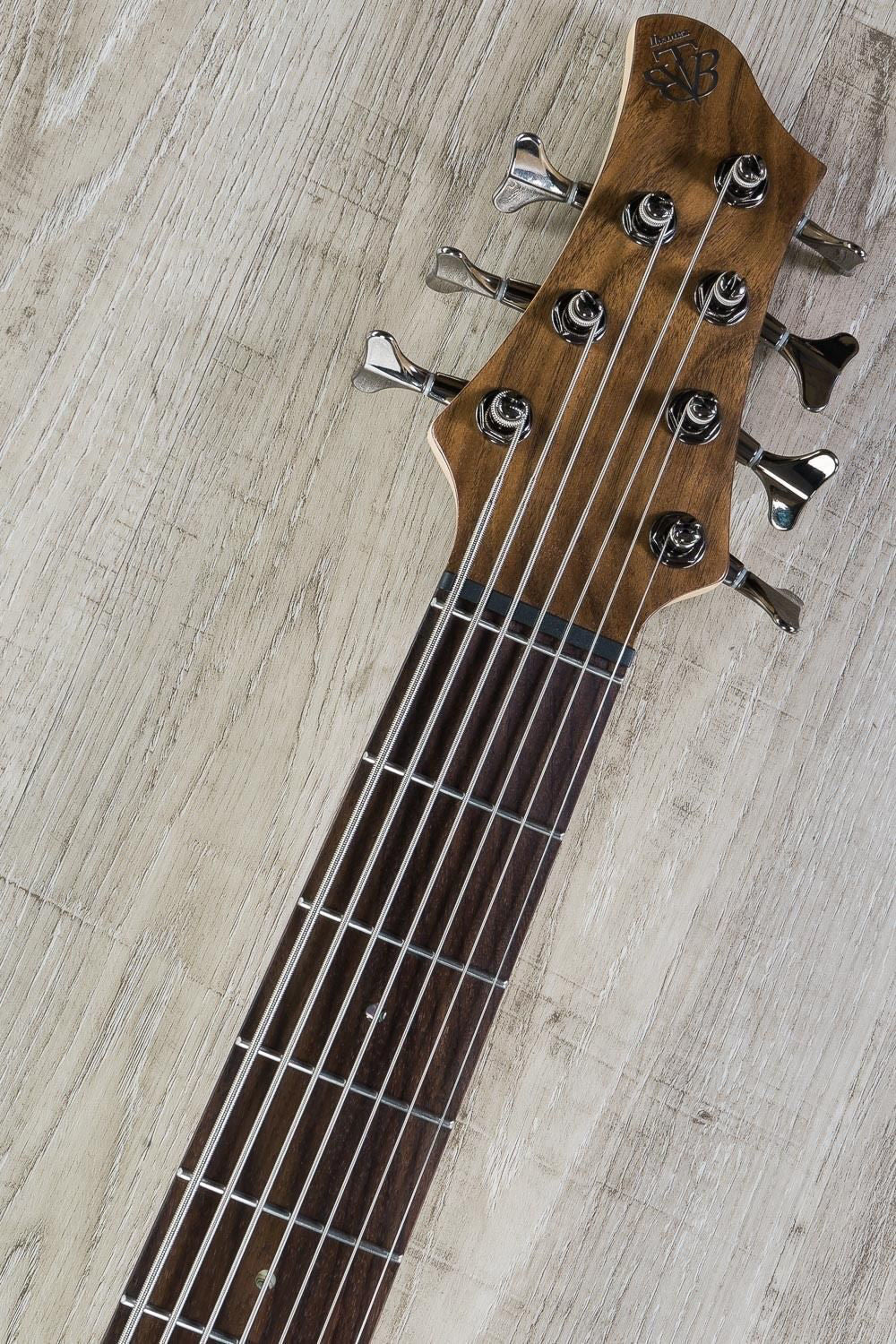 Ibanez BTB747 7 String Bass Guitar - Natural Low Gloss - Image 4
