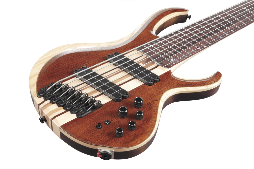 Ibanez BTB7MS Bass Guitar in Natural Mocha Low Gloss - Image 8