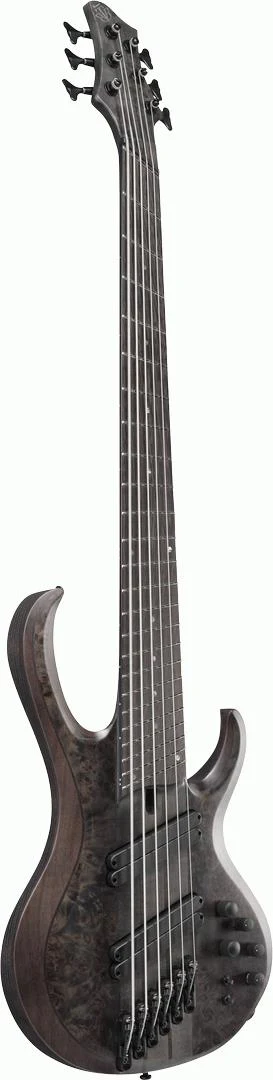 Ibanez BTB806MS TGF Electric Bass Guitar - Transparent Gray Flat - Image 2