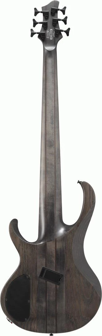 Ibanez BTB806MS TGF Electric Bass Guitar - Transparent Gray Flat - Image 3